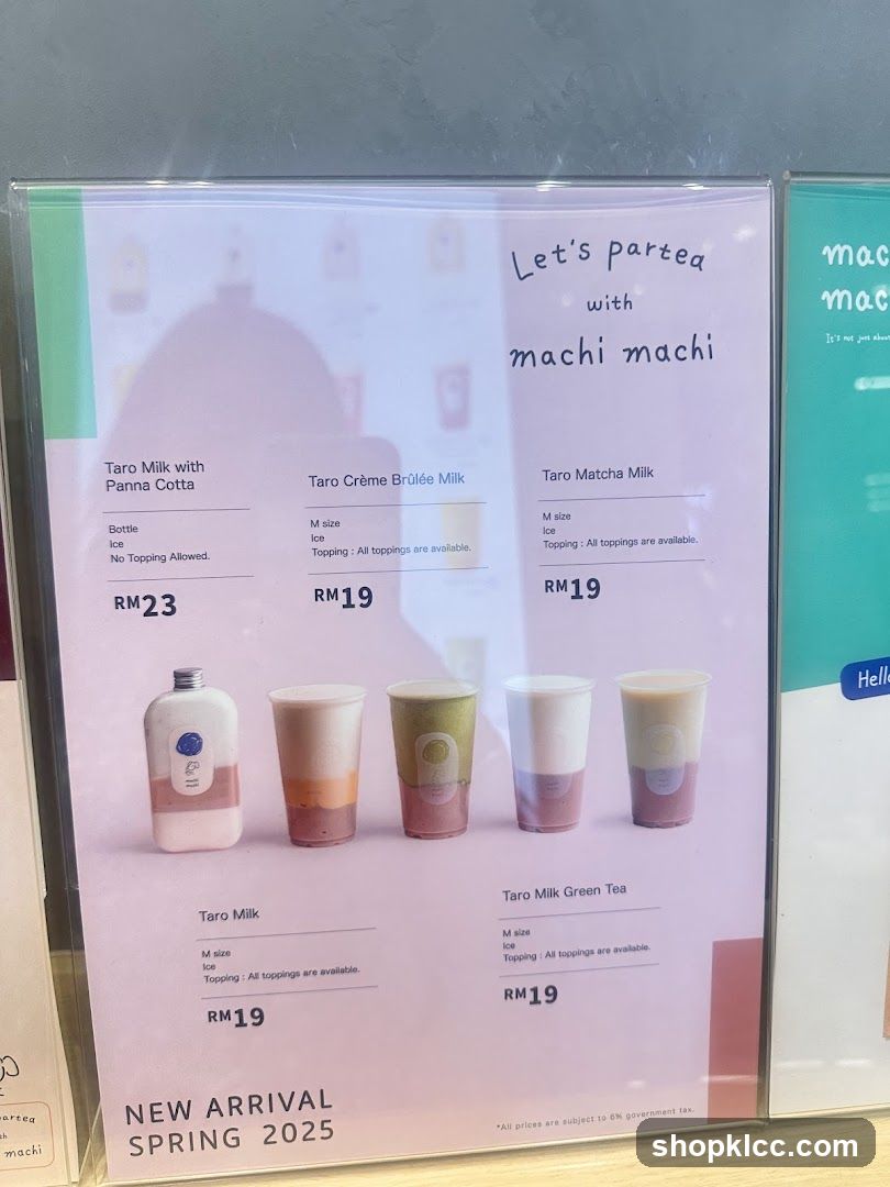 Machi Machi Menu