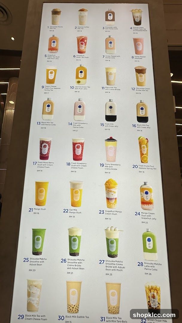 Beverage Menu