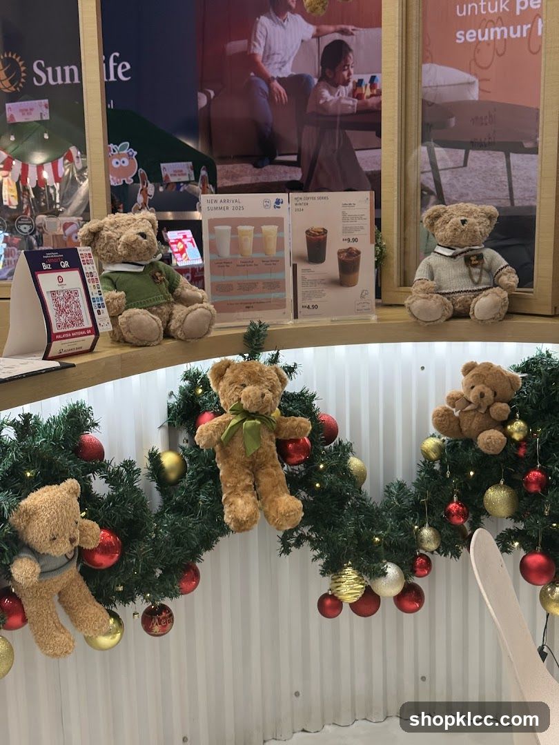 Teddy Bears and Holiday Decorations