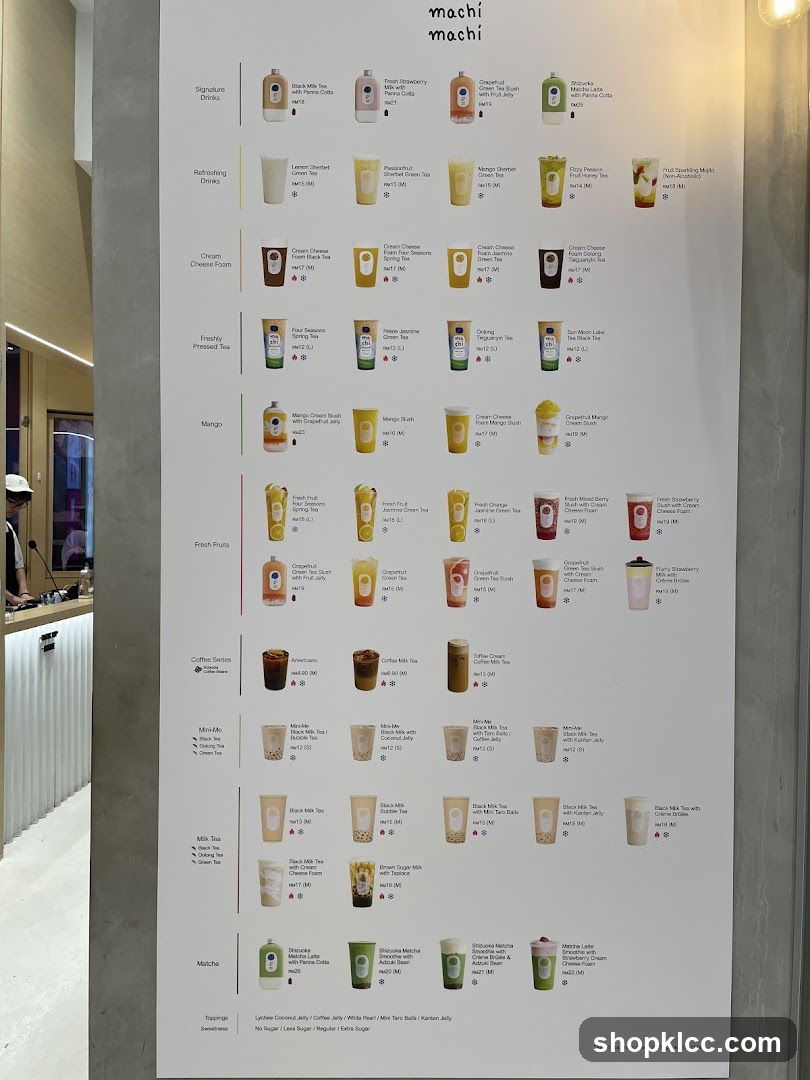 Machi Machi Menu