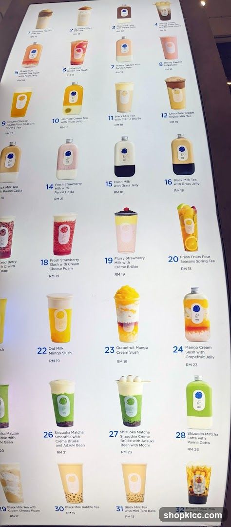 Beverage Menu