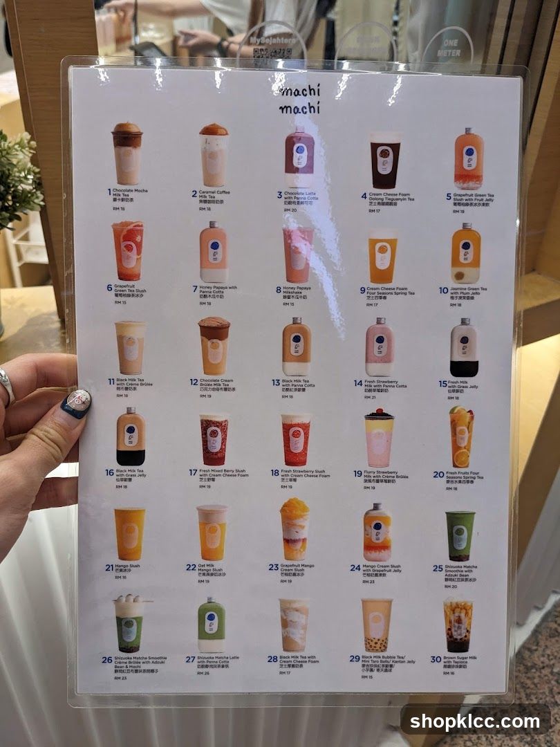 Machi Machi Menu
