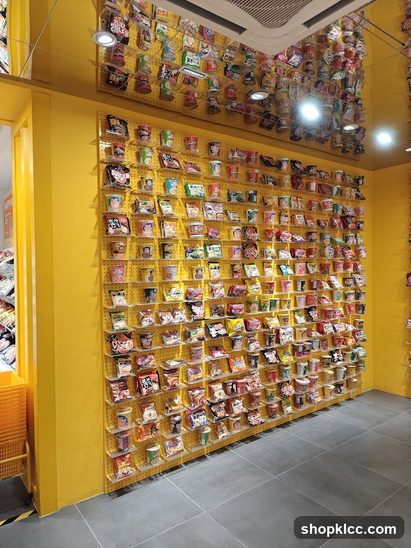 Wall of Instant Noodles