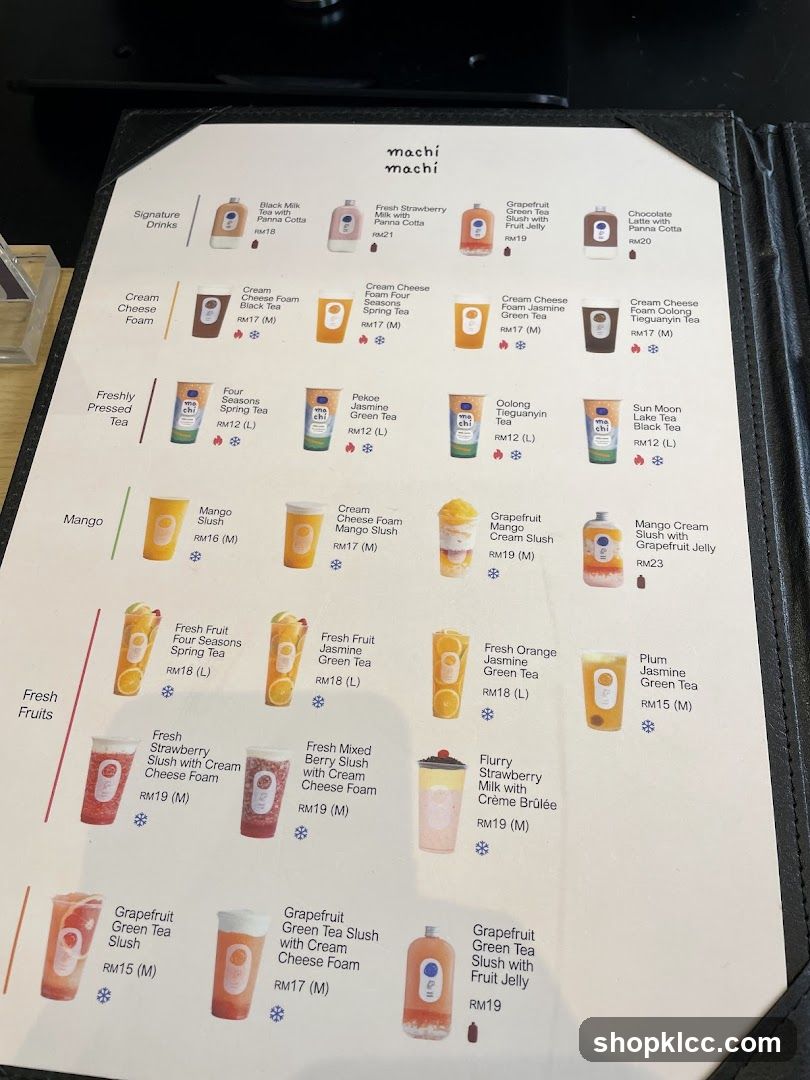 Machi Machi Menu