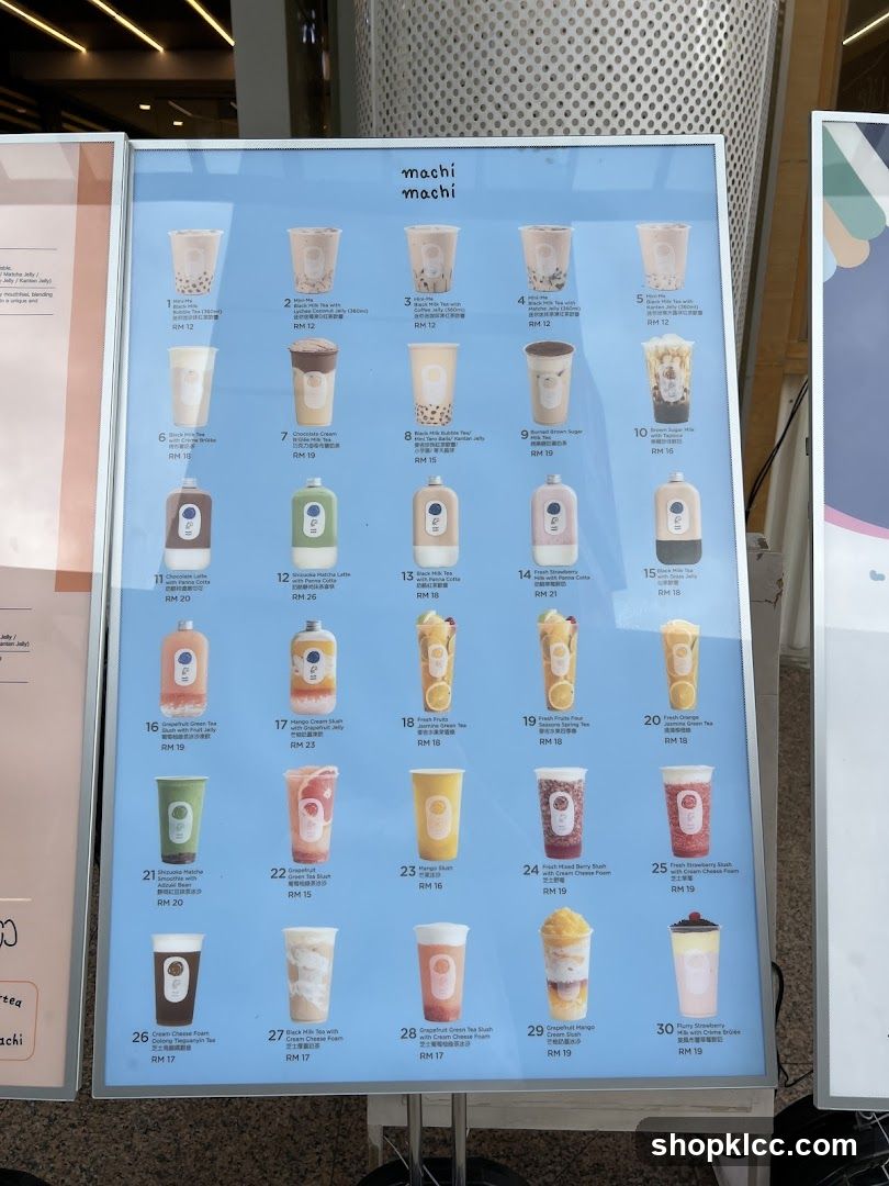 Machi Machi Menu