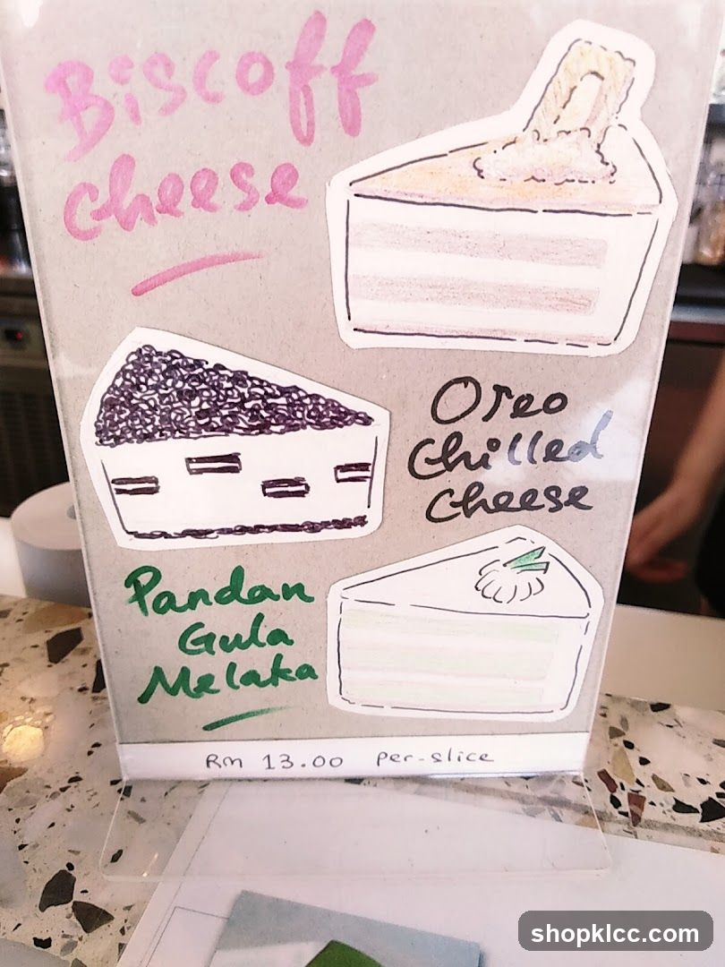 Dessert Menu