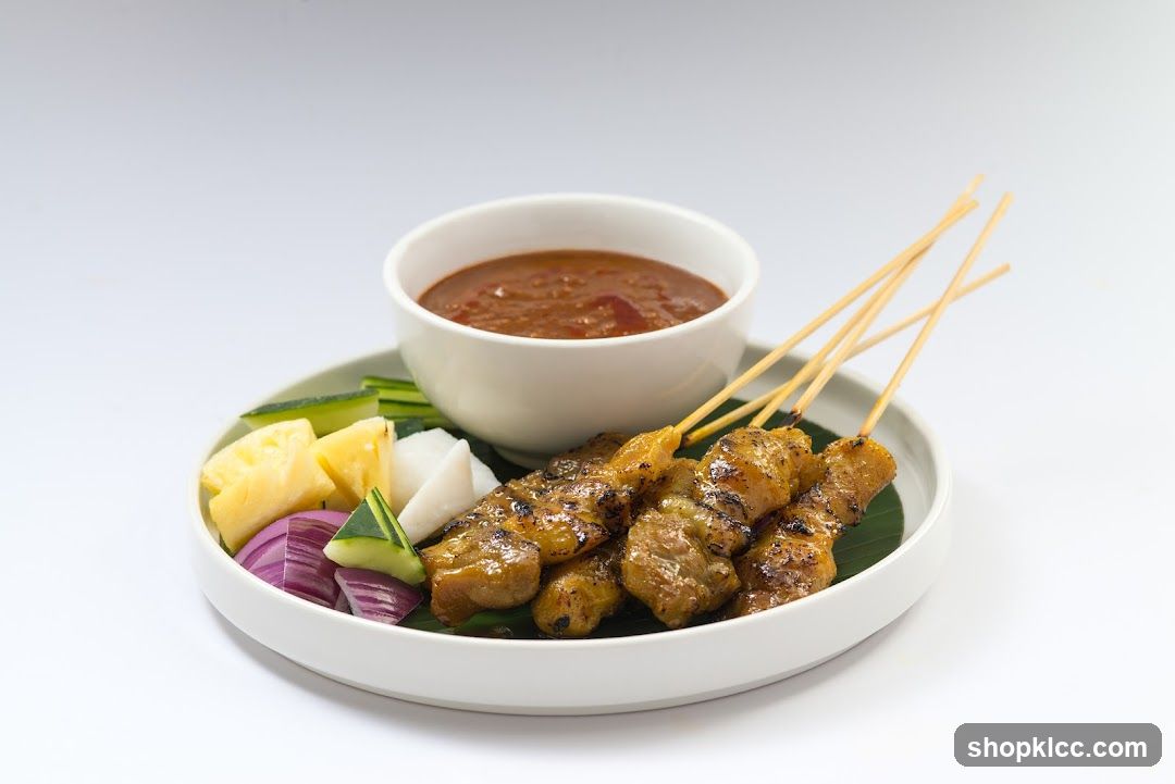 Chicken Satay with Peanut Sauce