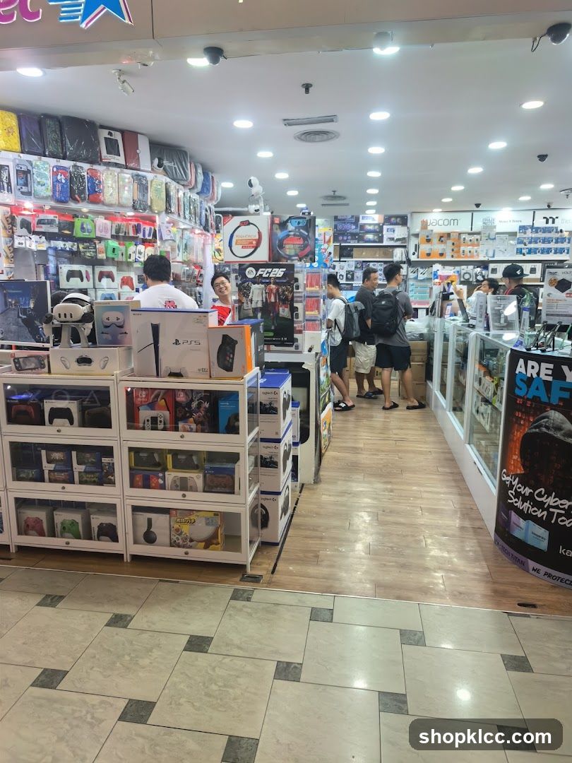 Electronics Store Interior