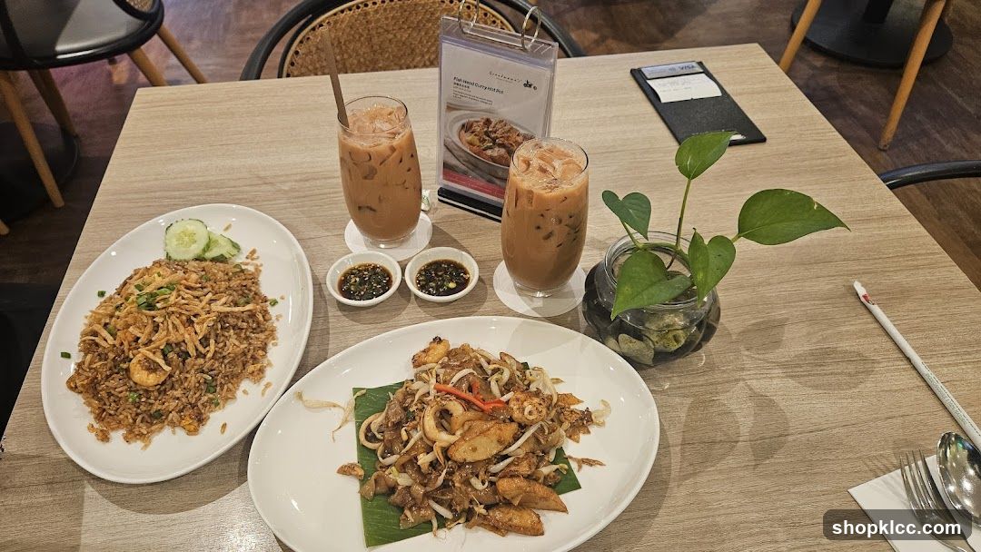Table with Food and Drinks