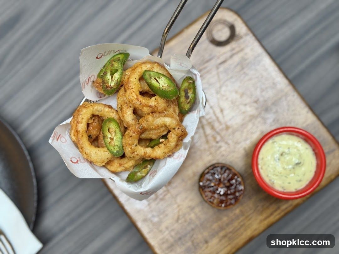 Fried Calamari with Jalapenos