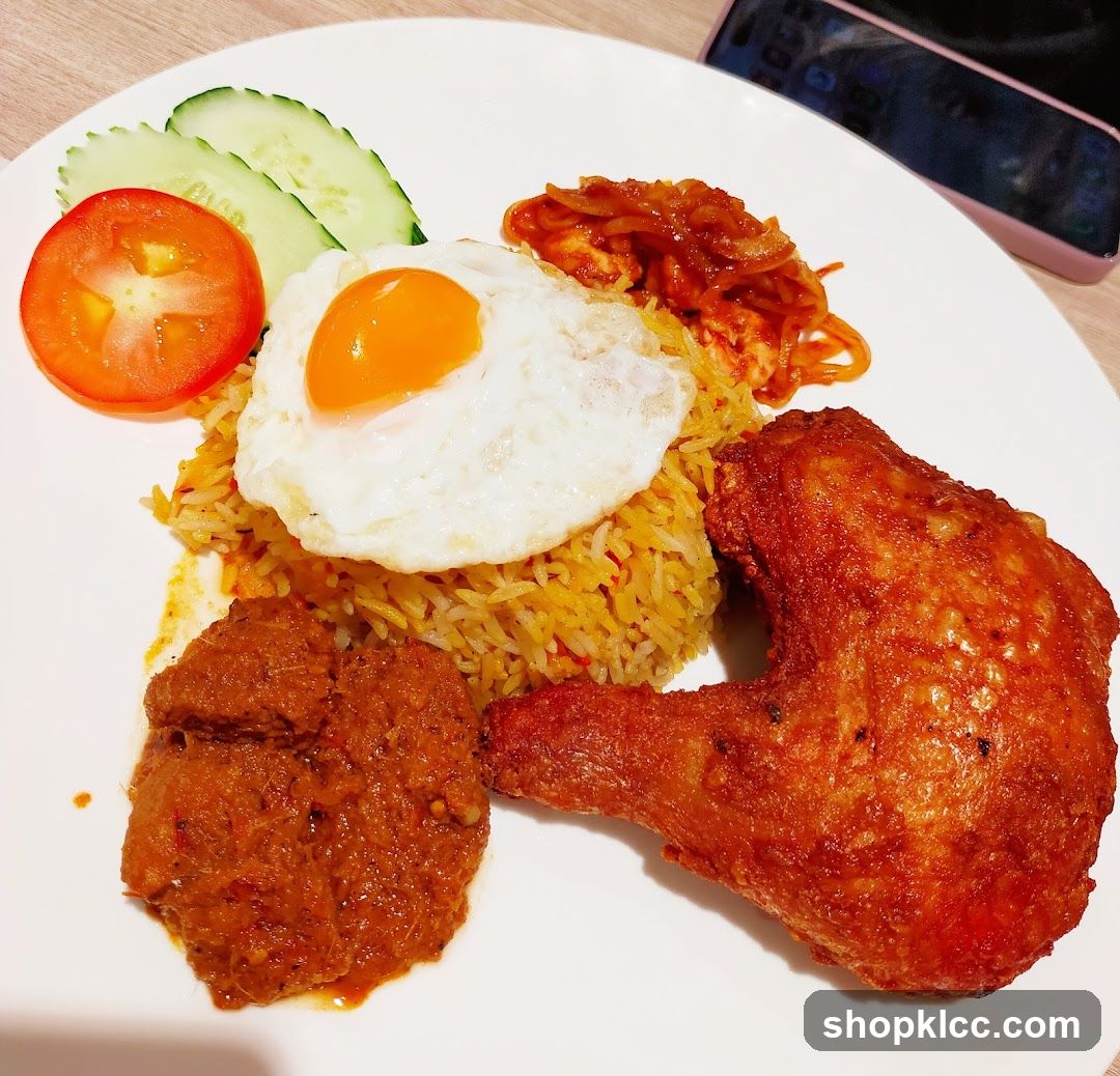 Fried Chicken Rice Plate