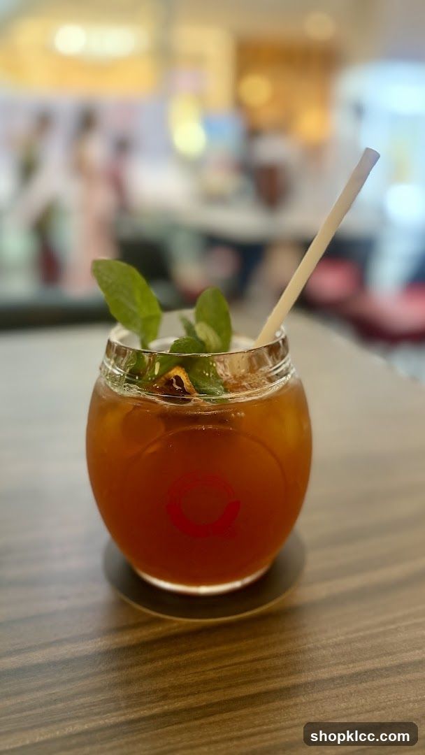 Iced Tea with Garnish