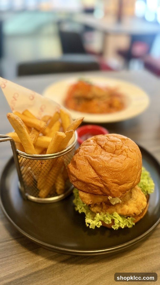 Burger and Fries