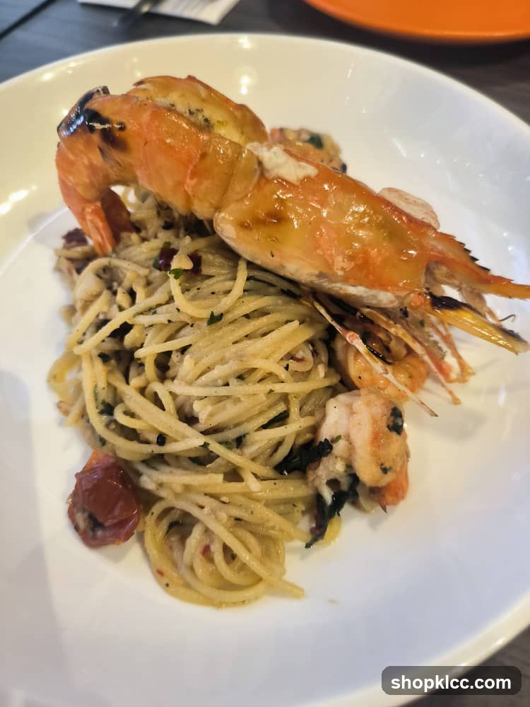 Spaghetti with Prawns