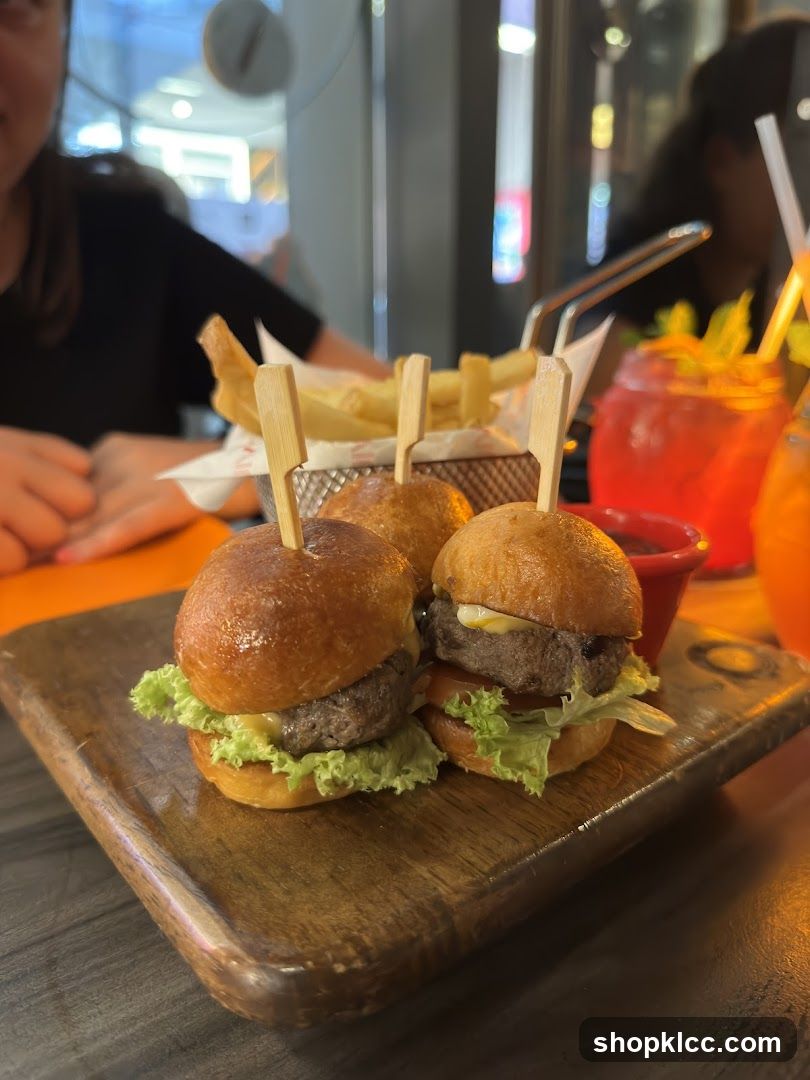 Sliders and Fries