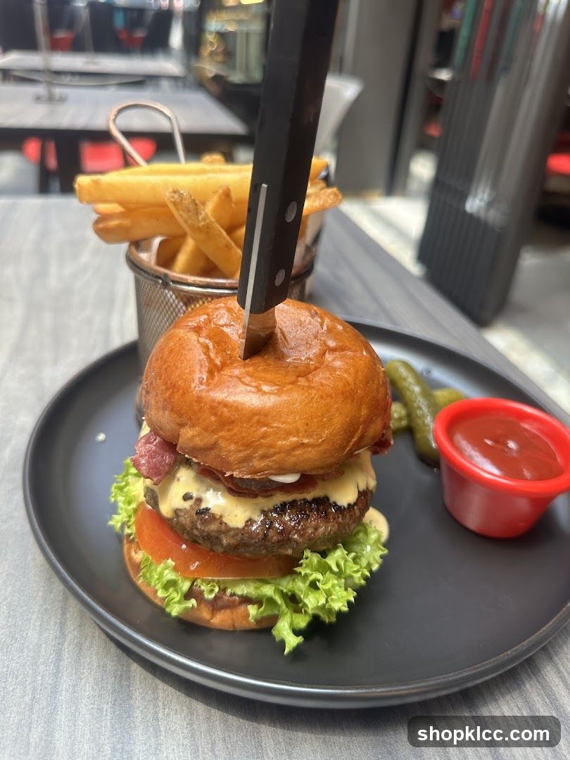 Burger and Fries