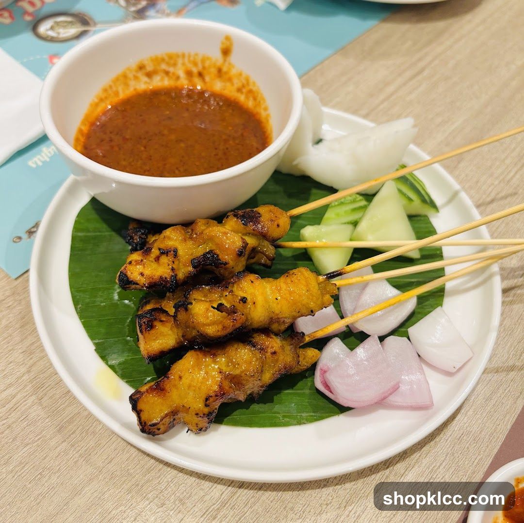 Chicken Satay with Peanut Sauce