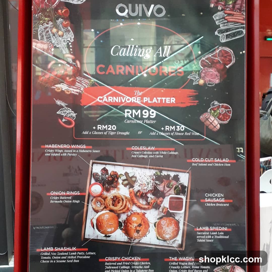 QUIVO Carnivore Platter