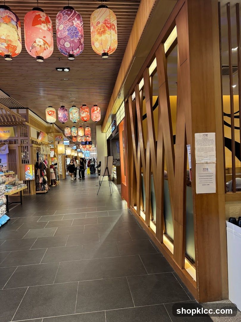 Japanese Lanterns and Storefront