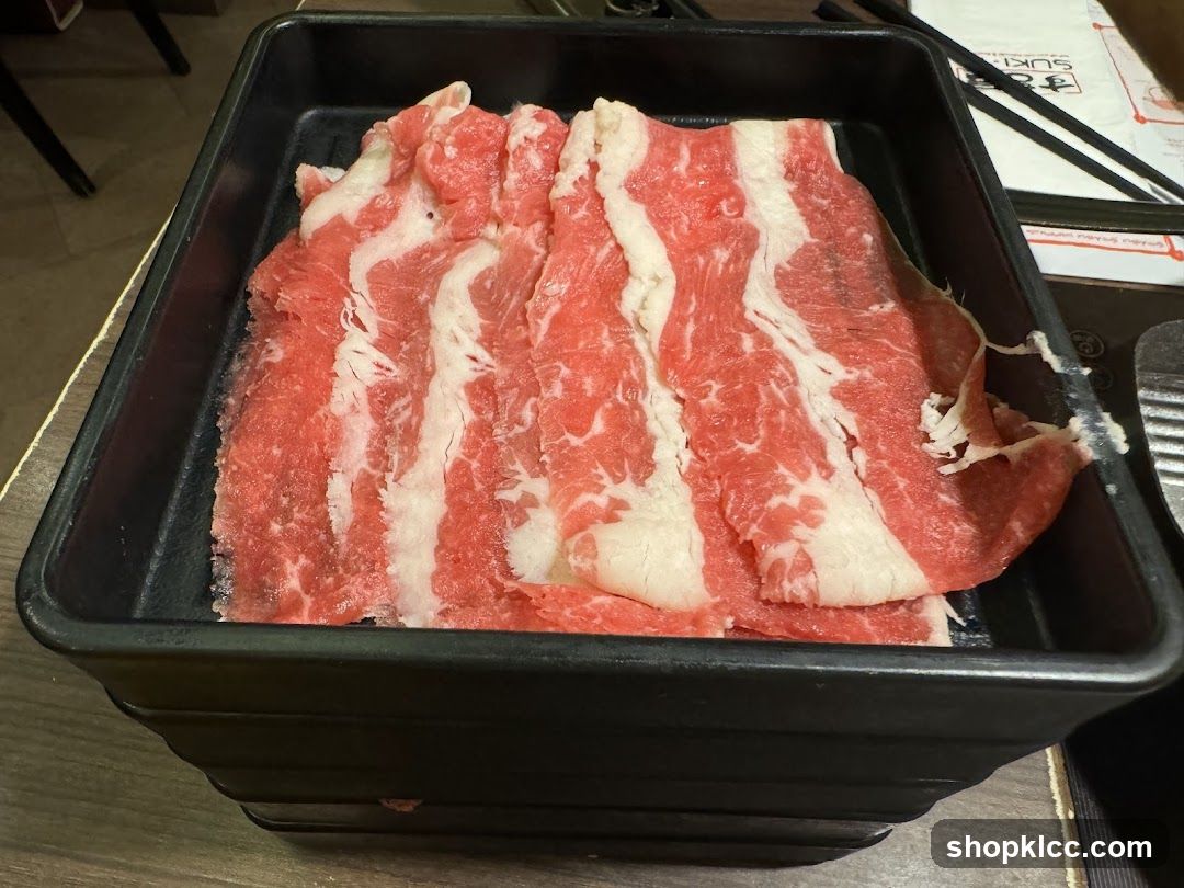 Thinly Sliced Beef