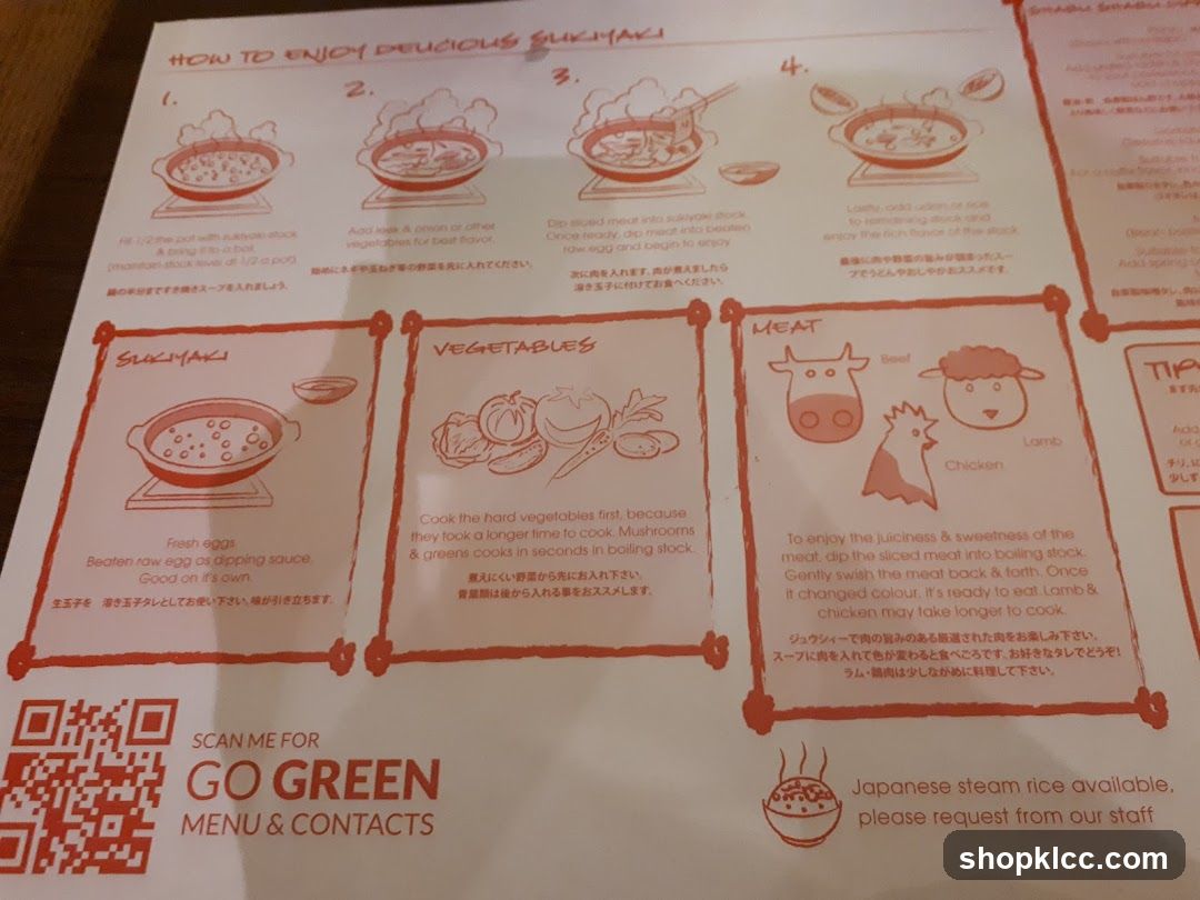 HOW TO ENJOY DELICIOUS SUKIYAKI