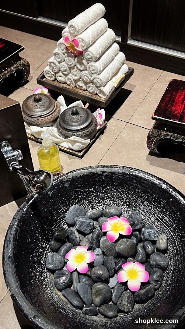 Spa Foot Soak Setup