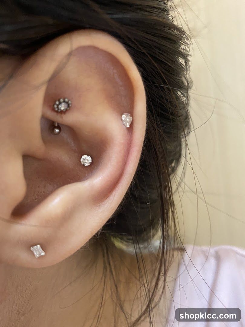 Multiple Ear Piercings