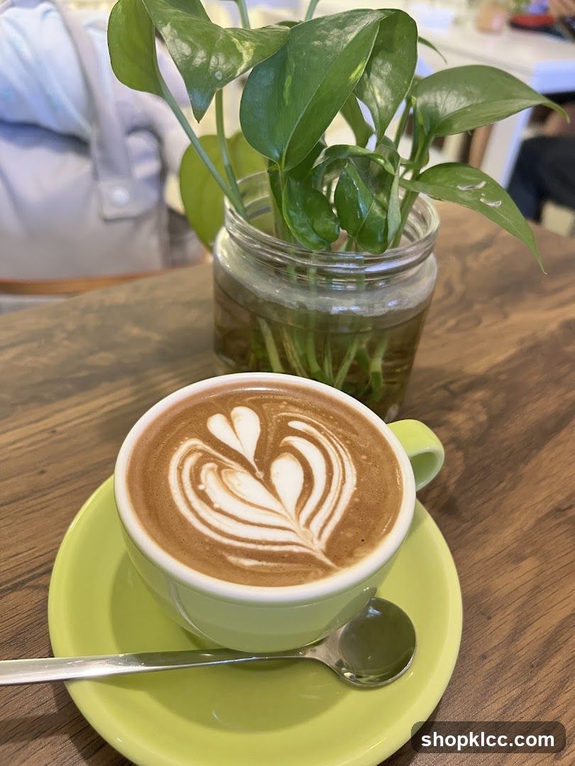 Latte with Heart Art
