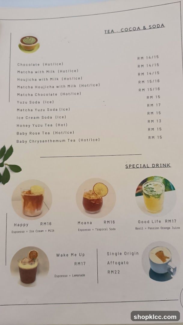 Tea, Cocoa & Soda