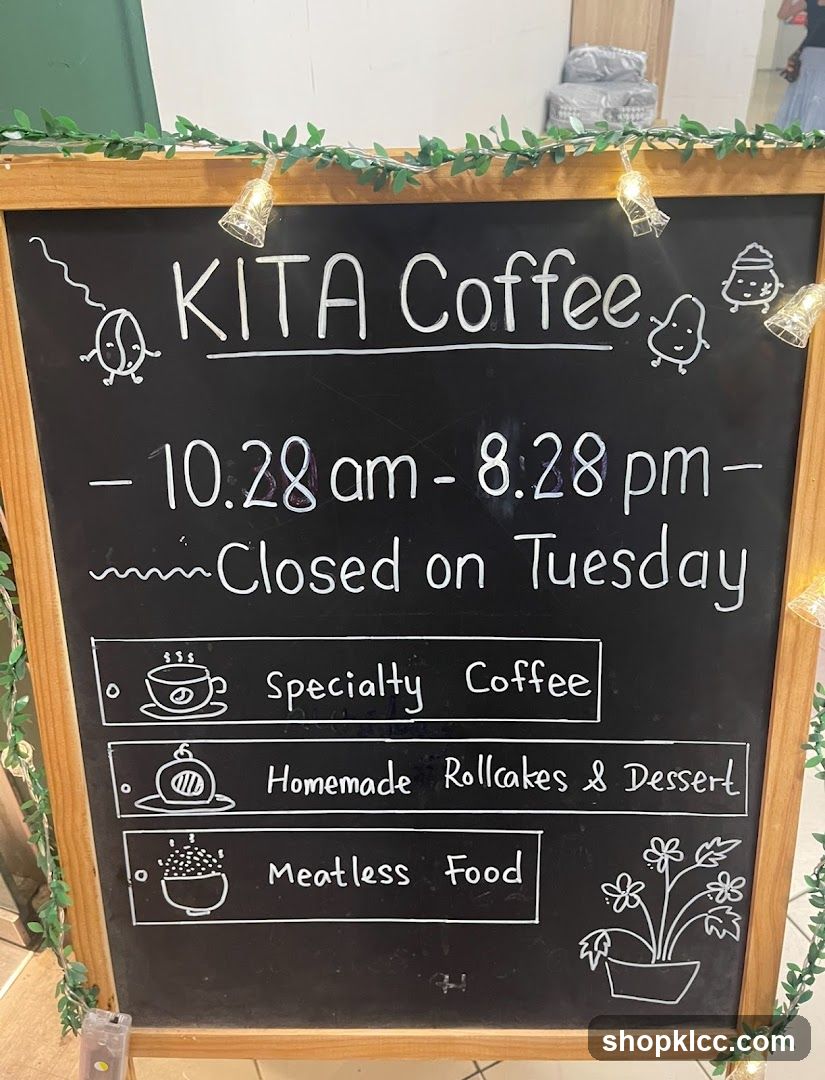 KITA Coffee Menu
