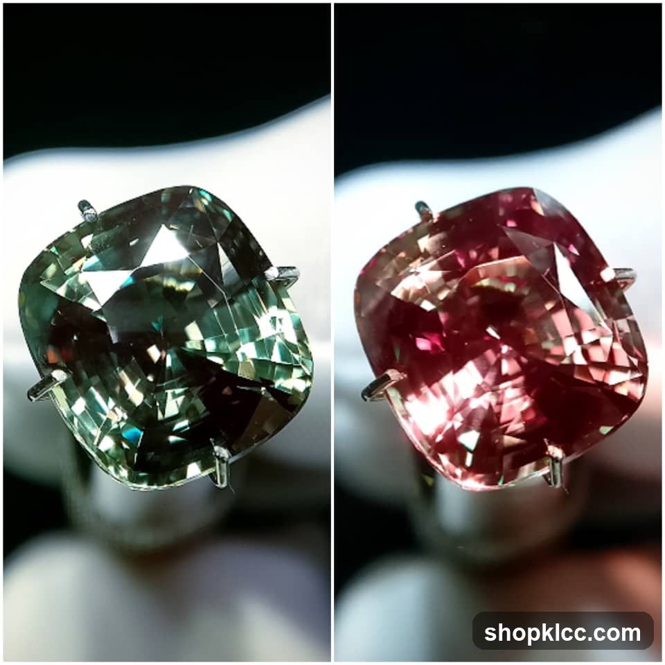 Gemstone Color Change