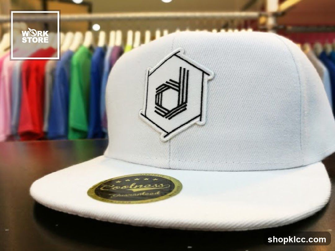 White Cap with Logo