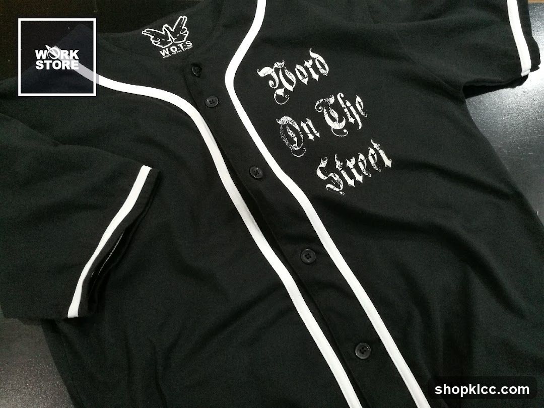 Black Baseball Jersey