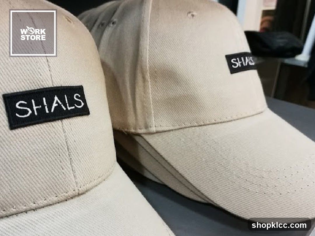 Caps with "SHALS" logo
