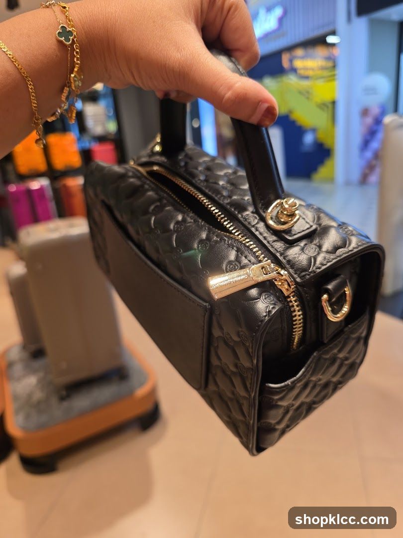 Black Quilted Handbag