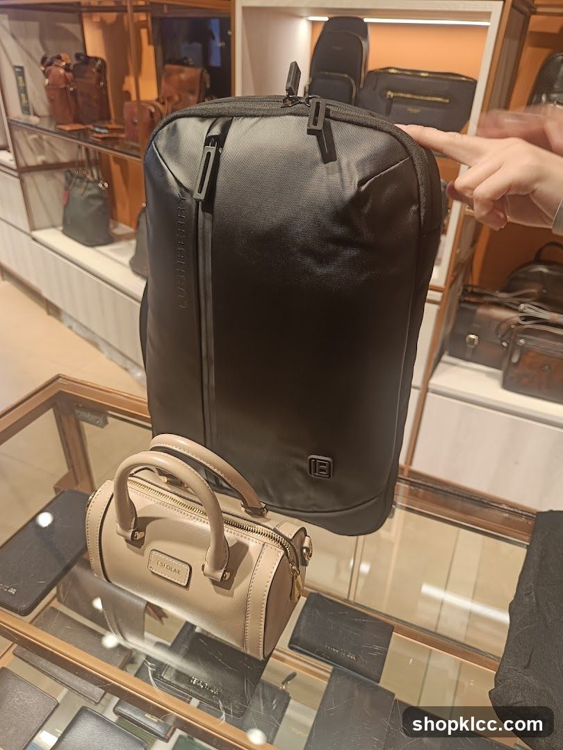 Display of Bags and Accessories