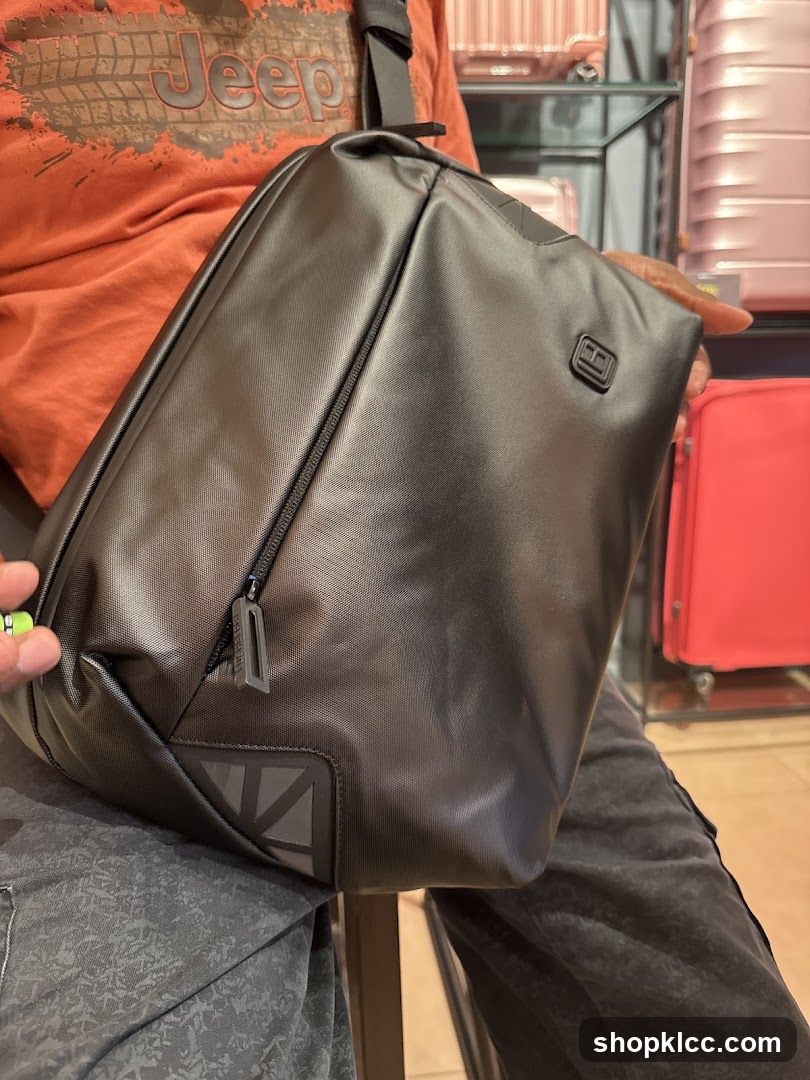 Man with a black bag