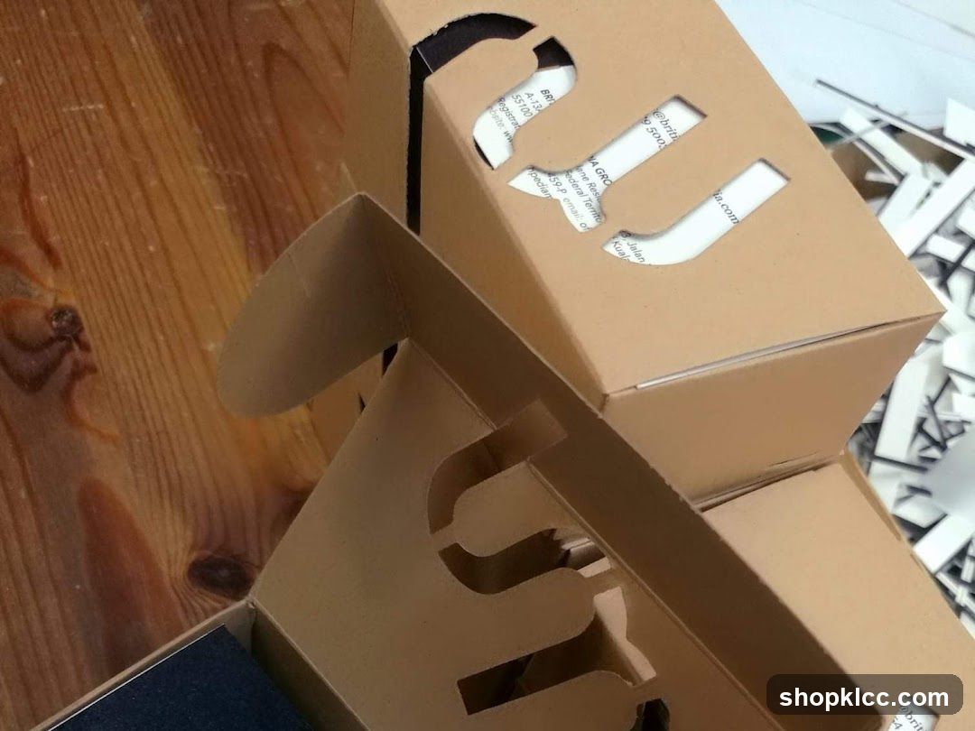 Cardboard Boxes with Cutout Logo