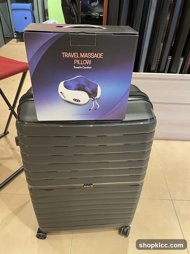 Travel Massage Pillow and Suitcase