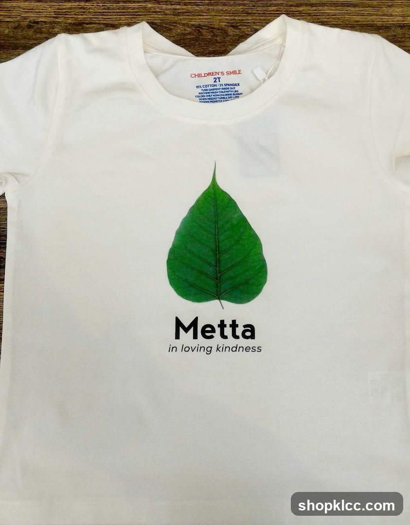 Children's T-Shirt with "Metta" Design