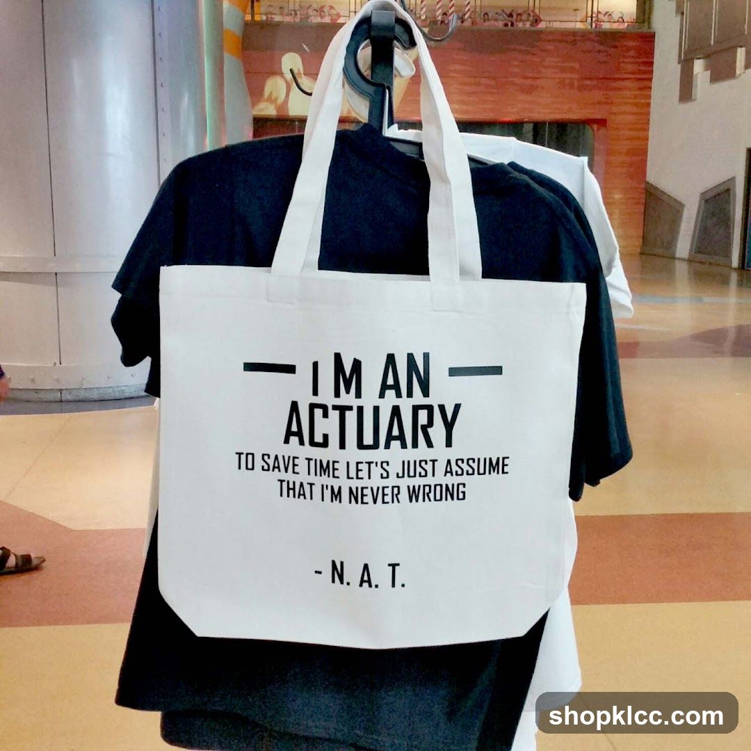 Tote Bag with Text