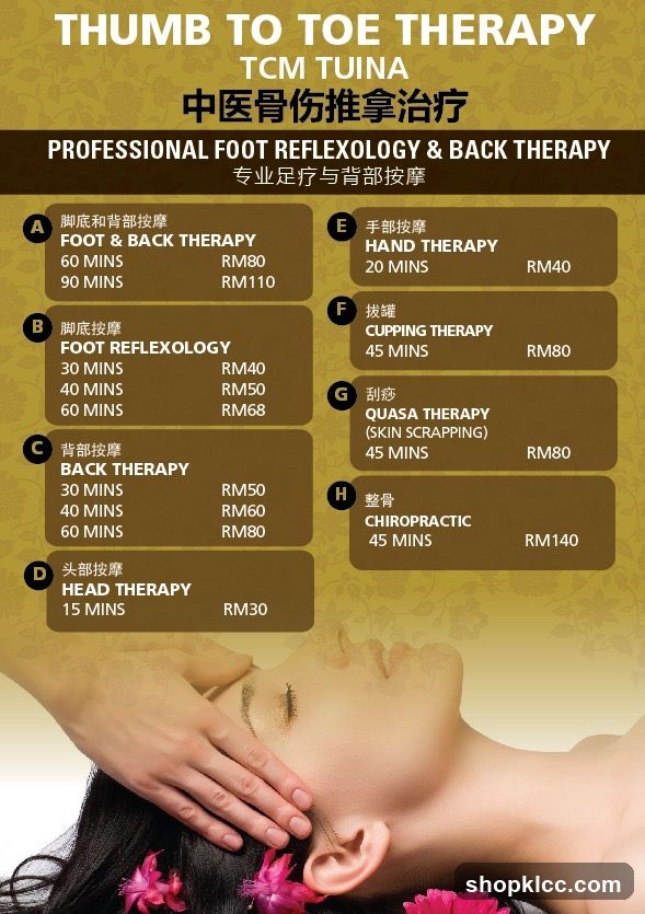 THUMB TO TOE THERAPY TCM TUINA