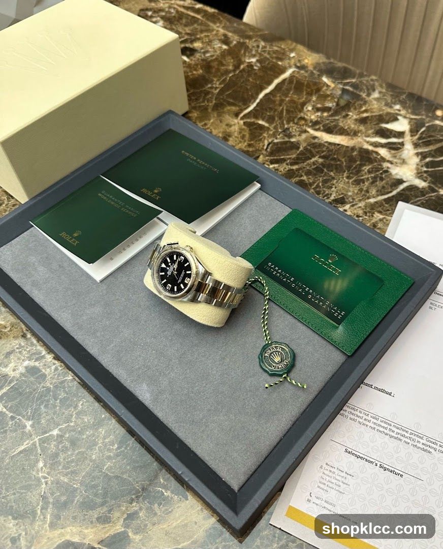 Rolex Watch and Documentation