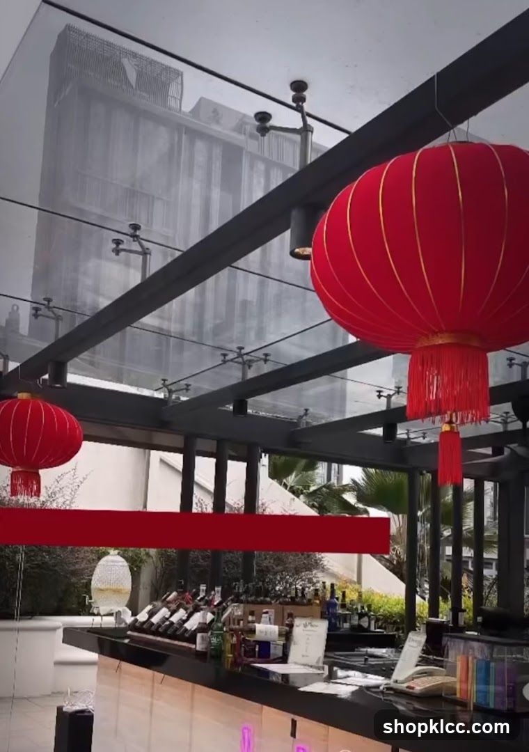 Bar with Chinese Lanterns