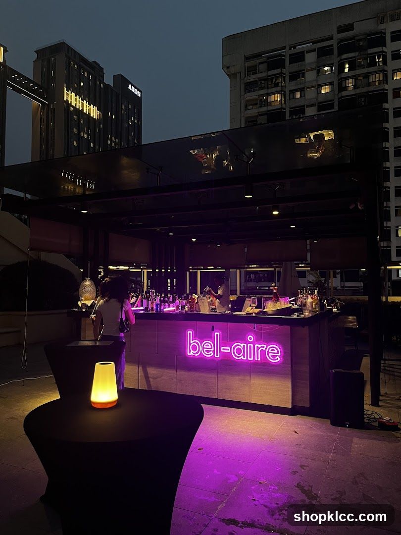 Bar at night