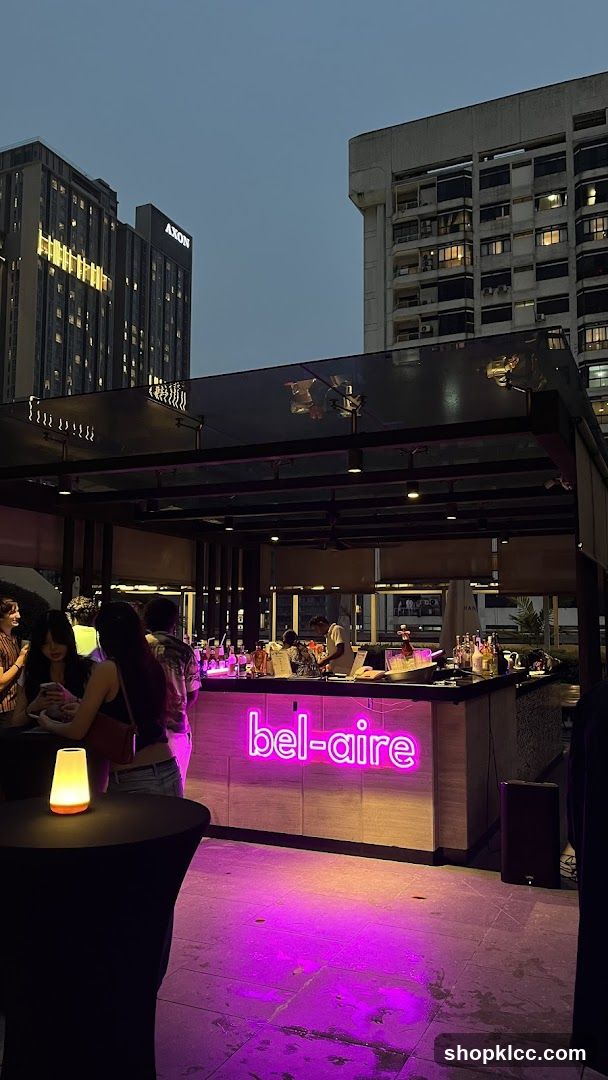 Rooftop Bar at Dusk