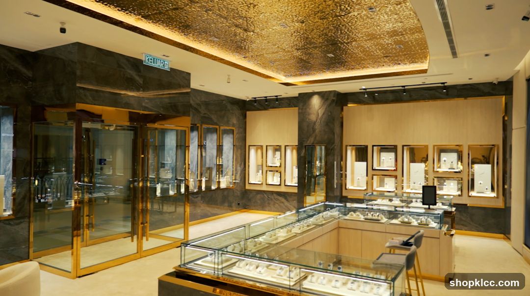 Luxurious Jewelry Store Interior