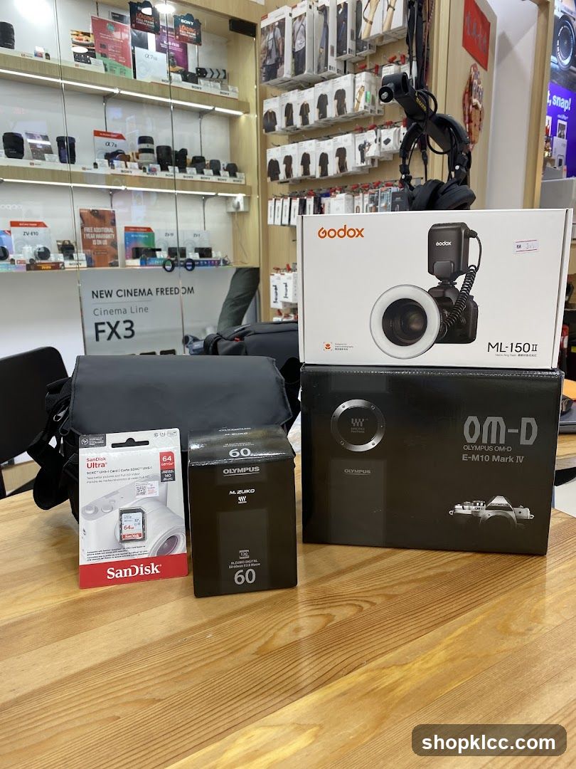 Camera Equipment Display