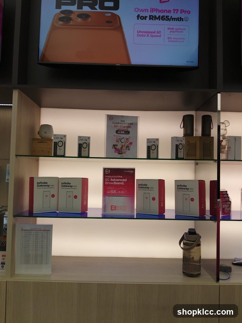 Electronics Store Display