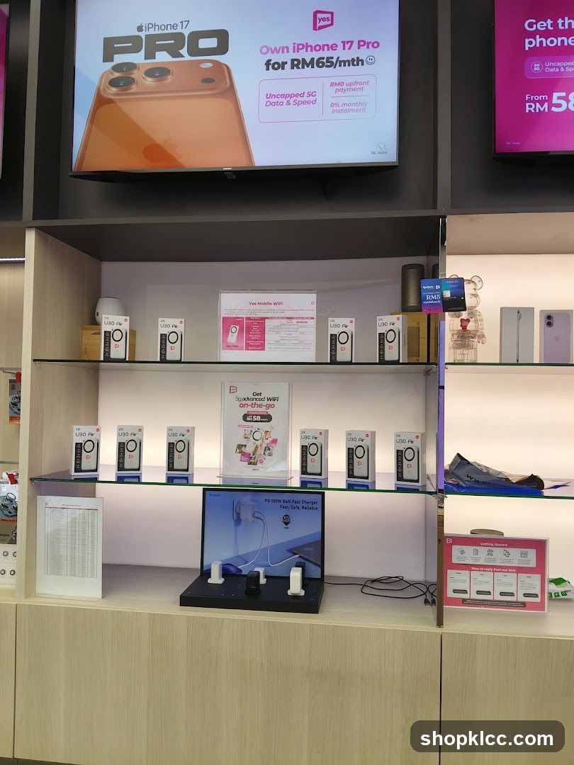 Mobile Phone Store Display